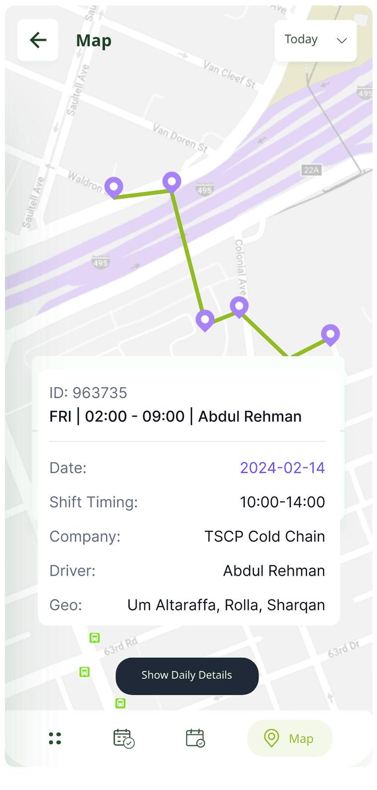 NetSuite Driver Mobile App