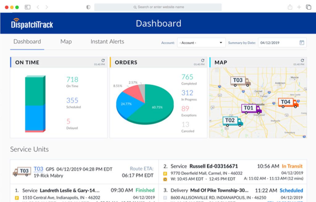 DispatchTrack dispatching software